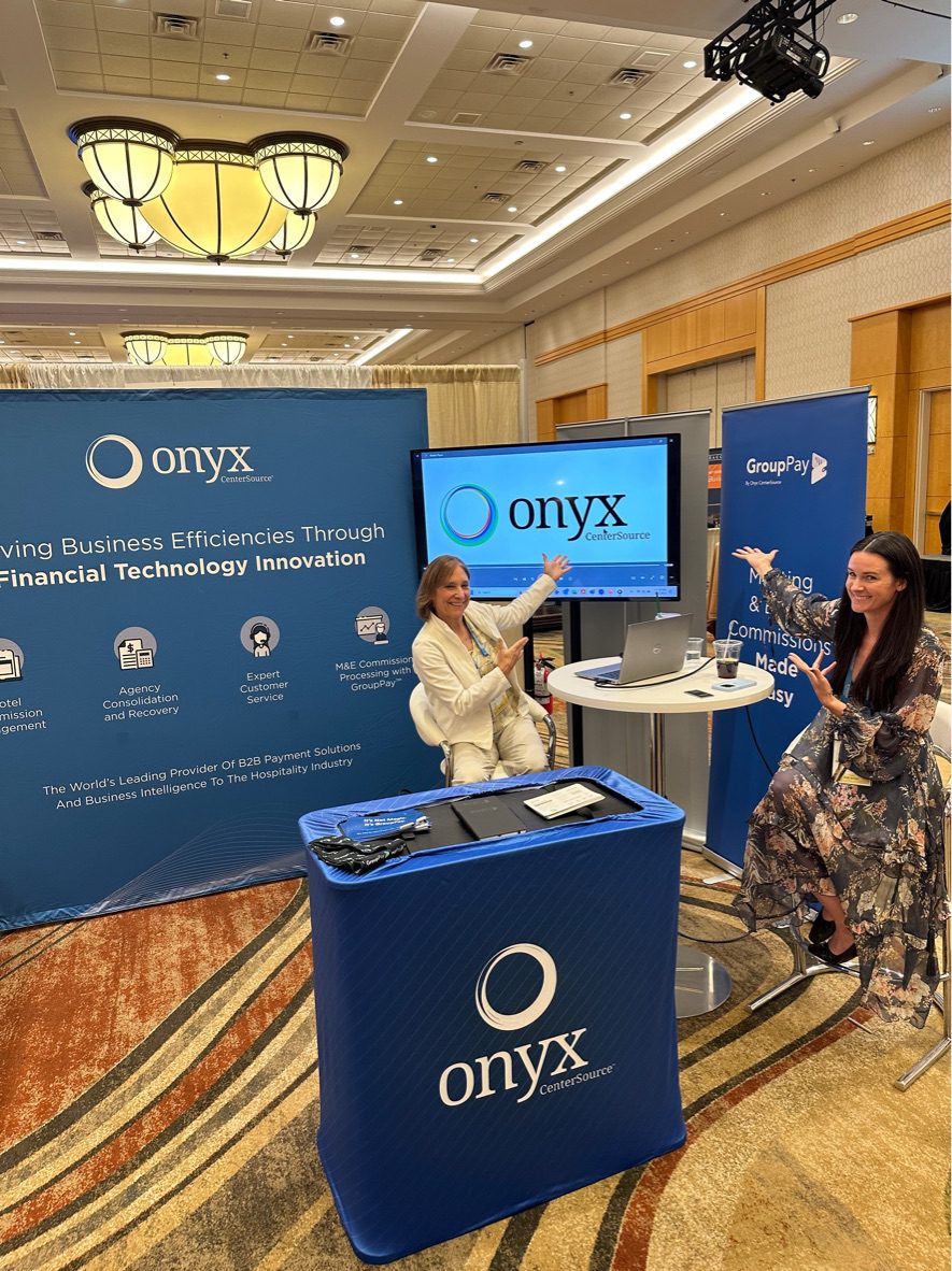 Onyx's booth at The Lodging Conference