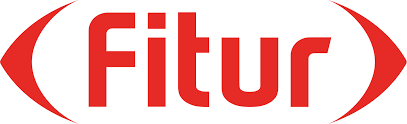 FITUR logo with red lowercase text and curved shapes on a white background.