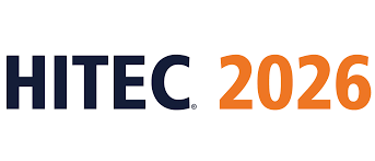 HITEC 2026 logo with dark blue text and orange year on a light background.