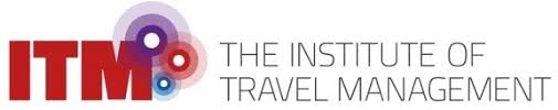 ITM logo with red lettering and “The Institute of Travel Management” text alongside a multicolored circular design.