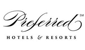 Preferred Hotels & Resorts logo in elegant script and serif text on a light background.